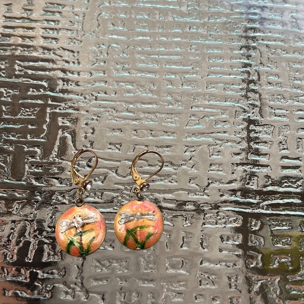 Dragonfly earrings